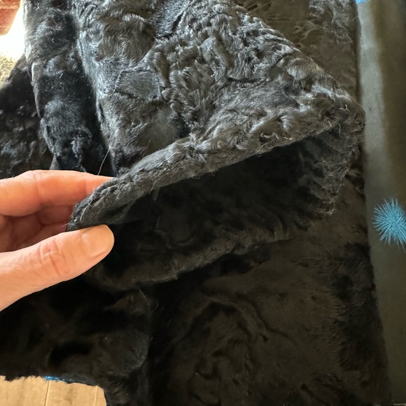 Vintage astrakhan swing coat - Picture 7 of 10